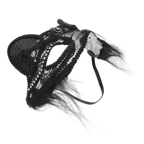 LIFKOME Venezianische Katzenmaske aus Hochwertigem Material Realistisch und Detailreich Gestaltet für Halloween Karneval Maskenball und Cosplay Partys Schwarze Halbgesichts Maske für Damen LIFKOME Venezianische Katzenmaske aus Hochwertigem Material Realistisch und Detailreich Gestaltet für Halloween Karneval Maskenball und Cosplay Partys Schwarze Halbgesichts Maske für Damen von LIFKOME