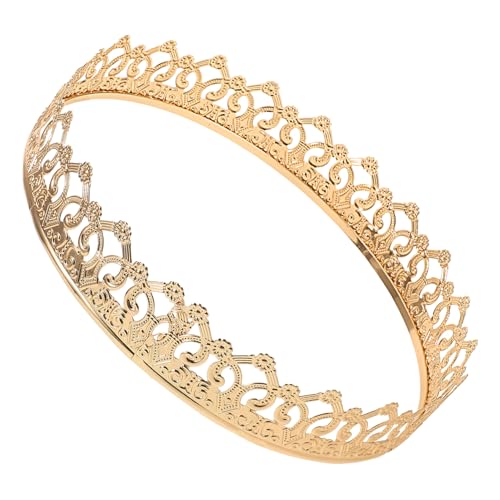 LIFKOME Vintage Herren Königskrone mit Antikem Finish Komfortabel Leichter Kopfschmuck für Cosplay Theater Hochzeit Geburtstag und Festliche Kostümpartys von LIFKOME
