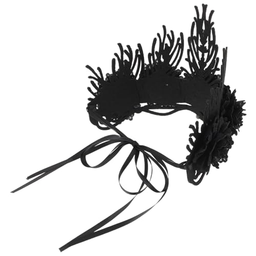 LIFKOME Vintage Krone Braut Accessoires Haar Accessoires Blumen Kopfschmuck Brautkrone Halloween Kostümkrone Barockkrone Für Damen Halloween Party Kostüm Schwarzes Tuch LIFKOME Vintage Krone Braut Accessoires Haar Accessoires Blumen Kopfschmuck Brautkrone Halloween Kostümkrone Barockkrone Für Damen Halloween Party Kostüm Schwarzes Tuch von LIFKOME