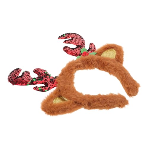 LIFKOME Weiches Weihnachts Rentier Haarreif mit Festlichen Geweihen Leichtes Bequemes Stirnband für Damen Mädchen Vielseitiges Accessoire für Party Foto Booth Weihnachten LIFKOME Weiches Weihnachts Rentier Haarreif mit Festlichen Geweihen Leichtes Bequemes Stirnband für Damen Mädchen Vielseitiges Accessoire für Party Foto Booth Weihnachten von LIFKOME