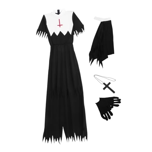 LIFKOME Halloween Zombie Kostü Für Halloween Gruselige Verkleidung Für Cosplay Party Bühnenaufführungen Größe Xl Halloween Halloween von LIFKOME