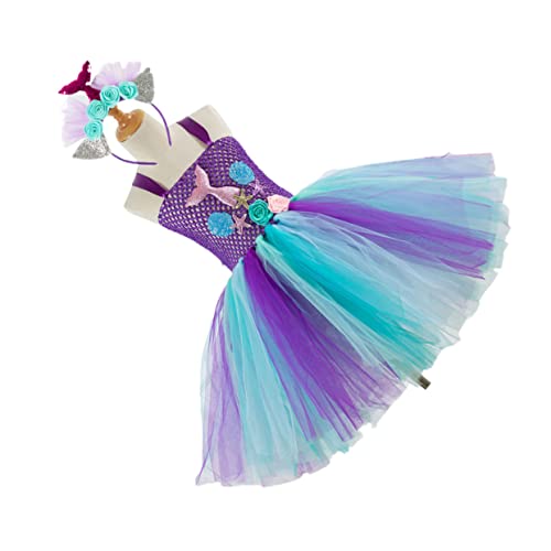 LIFKOME Meerjungfrauenkostüm Für Mädchen Tutu-kleid Modische Partykleidung Aus Polyester Größe 6 120 Cm Hd93434 LIFKOME Meerjungfrauenkostüm Für Mädchen Tutu-kleid Modische Partykleidung Aus Polyester Größe 6 120 Cm Hd93434 von LIFKOME