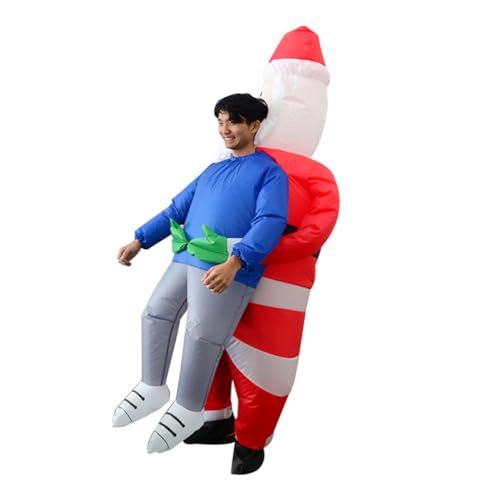 LIFKOME aufblasbarer Anzug Weihnachtsdekorationen aufblasbarer erwachsener Weihnachts-Hüpfburgen Weihnachtsmann-Cosplay-Kostüme weihnachtsmann kostüme Weihnachtsfeier Requisiten LIFKOME aufblasbarer Anzug Weihnachtsdekorationen aufblasbarer erwachsener Weihnachts-Hüpfburgen Weihnachtsmann-Cosplay-Kostüme weihnachtsmann kostüme Weihnachtsfeier Requisiten von LIFKOME