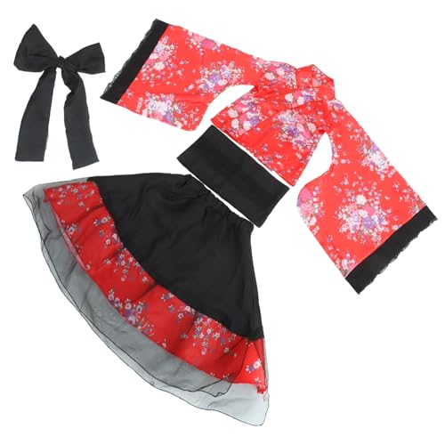 LIFKOME Cosplay Kimono Damen Kleid Dienstmädchen Kostüm Japanischer Stil Xxl Größe Blumenmuster Spitze Detail Party Wear LIFKOME Cosplay Kimono Damen Kleid Dienstmädchen Kostüm Japanischer Stil Xxl Größe Blumenmuster Spitze Detail Party Wear von LIFKOME