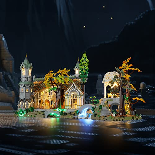 LIGHTAILING Led Licht für Lego- 10316 The Lord of The Rings Rivendell – Beleuchtungsset Kompatibel Mit Lego Modell (Lego Bausteinen Modell Nicht enthalten) von LIGHTAILING