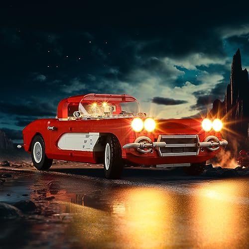 LIGHTAILING Led Licht für Lego- 10321 Corvette – Beleuchtungsset Kompatibel Mit Lego Modell (Lego Bausteinen Modell nicht enthalten) von LIGHTAILING