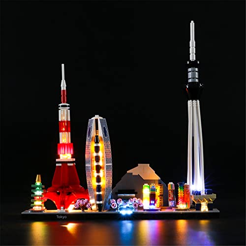 LIGHTAILING Led Licht für Lego- 21051 Architecture-Tokio – Beleuchtungsset Kompatibel Mit Lego Modell (Lego Bausteinen Modell Nicht enthalten) von LIGHTAILING