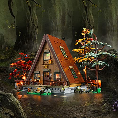 LIGHTAILING Led Licht für Lego- 21338 A-Frame Cabin – Beleuchtungsset Kompatibel Mit Lego Modell (Lego Bausteinen Modell Nicht enthalten) von LIGHTAILING