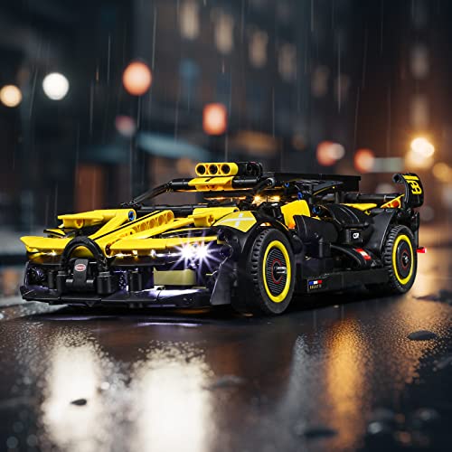 LIGHTAILING Led Licht für Lego- 42151 Bugatti-Bolide – Beleuchtungsset Kompatibel Mit Lego Modell (Lego Bausteinen Modell Nicht enthalten) von LIGHTAILING