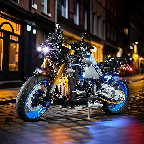 LIGHTAILING Led Licht für Lego- 42159 Yamaha MT-10 SP – Beleuchtungsset Kompatibel Mit Lego Modell (Lego Bausteinen Modell Nicht enthalten) von LIGHTAILING