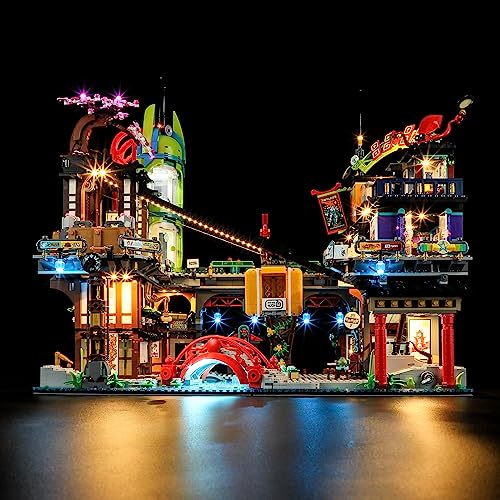 LIGHTAILING Licht-Set Für Lego- 71799 Die Märkte von NINJAGO City - Led-Beleuchtungsset Kompatibel Mit Lego Bausteinen Modell - Modell Set Nicht Enthalten von LIGHTAILING