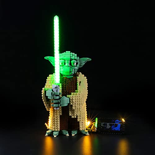 LIGHTAILING Led Licht für Lego- 75255 Yoda – Beleuchtungsset Kompatibel Mit Lego Modell (Lego Bausteinen Modell Nicht enthalten) von LIGHTAILING