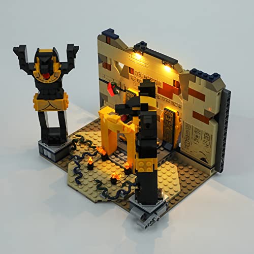 LIGHTAILING Led Licht für Lego- 77013 Flucht aus dem Grabmal – Beleuchtungsset Kompatibel Mit Lego Modell (Lego Bausteinen Modell Nicht enthalten) von LIGHTAILING