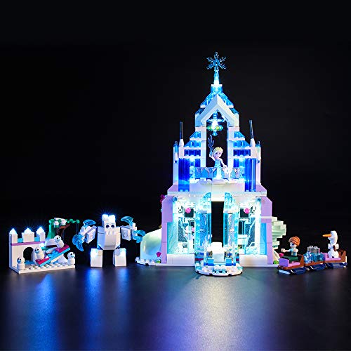 LIGHTAILING Licht-Set Für (Disney Princess Elsas Magischer Eispalast) Modell - LED Licht-Set Kompatibel Mit Lego 41148 oder 43172(Modell Nicht Enthalten) von LIGHTAILING