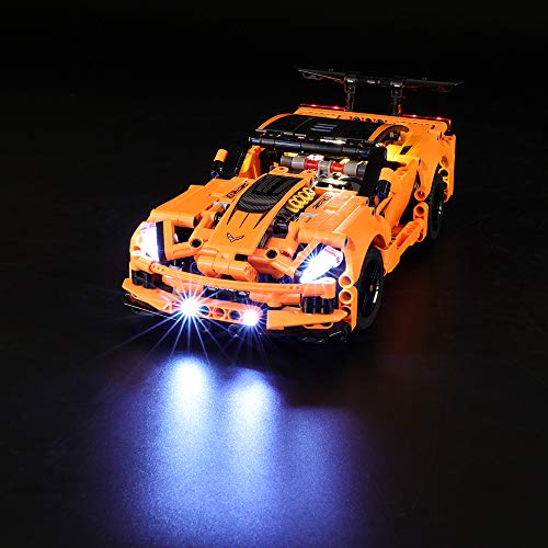 LIGHTAILING Licht-Set Für (Technic Chevrolet Corvette ZR1) Modell - LED Licht-Set Kompatibel Mit Lego 42093(Modell Nicht Enthalten) von LIGHTAILING