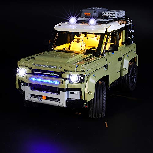 LIGHTAILING Licht-Set Für (Technic Land Rover Defender) Modell - LED Licht-Set Kompatibel Mit Lego 42110(Modell Nicht Enthalten) von LIGHTAILING