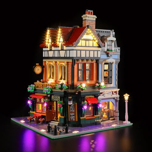 LIGHTAILING Licht-Set Für Lego-10350 Eckhaus im Tudorstil - Led-Beleuchtungsset Kompatibel Mit Lego Bausteinen Modell - Modell Set Nicht Enthalten von LIGHTAILING