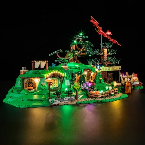 LIGHTAILING Licht-Set Für Lego-10354 Der Herr der Ringe: Das Auenland - Led-Beleuchtungsset Kompatibel Mit Lego Bausteinen Modell - Modell Set Nicht Enthalten von LIGHTAILING