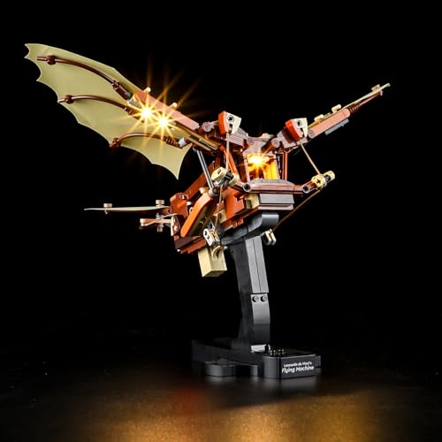 LIGHTAILING Licht-Set Für Lego-10363 Leonardo da Vincis-Fluggerät - Led-Beleuchtungsset Kompatibel Mit Lego Bausteinen Modell - Modell Set Nicht Enthalten LIGHTAILING Licht-Set Für Lego-10363 Leonardo da Vincis-Fluggerät - Led-Beleuchtungsset Kompatibel Mit Lego Bausteinen Modell - Modell Set Nicht Enthalten von LIGHTAILING
