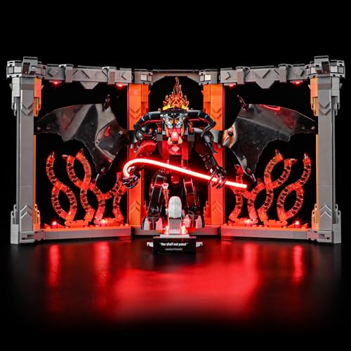 LIGHTAILING Licht-Set Für Lego-10367 Der-Herr-der-Ringe: Balrog Bücherstütze - Led-Beleuchtungsset Kompatibel Mit Lego Bausteinen Modell - Modell Set Nicht Enthalten LIGHTAILING Licht-Set Für Lego-10367 Der-Herr-der-Ringe: Balrog Bücherstütze - Led-Beleuchtungsset Kompatibel Mit Lego Bausteinen Modell - Modell Set Nicht Enthalten von LIGHTAILING