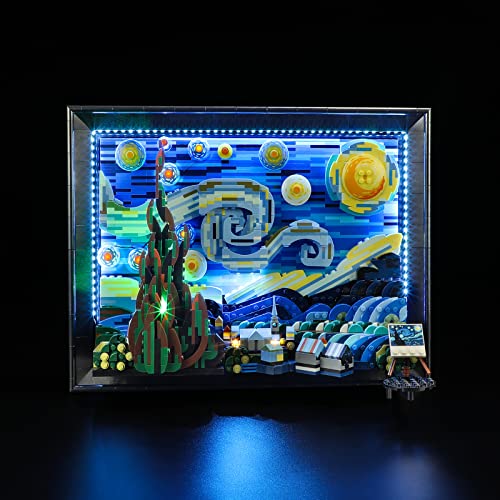 Lightailing Licht-Set Für Lego-21333 Vincent van Gogh Sternennacht - Led-Beleuchtungsset Kompatibel Mit Lego Bausteinen Modell - Modell Set Nicht Enthalten von LIGHTAILING