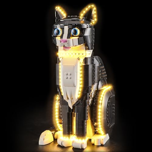 LIGHTAILING Licht-Set Für Lego-21349 Schwarz-weiße Katze - Led-Beleuchtungsset Kompatibel Mit Lego Bausteinen Modell - Modell Set Nicht Enthalten von LIGHTAILING