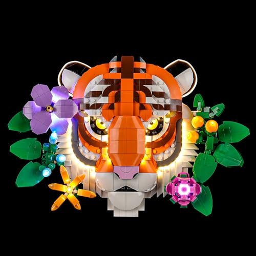 LIGHTAILING Licht-Set Für Lego-31217 Fauna Collection - Tiger - Led-Beleuchtungsset Kompatibel Mit Lego Bausteinen Modell - Modell Set Nicht Enthalten LIGHTAILING Licht-Set Für Lego-31217 Fauna Collection - Tiger - Led-Beleuchtungsset Kompatibel Mit Lego Bausteinen Modell - Modell Set Nicht Enthalten von LIGHTAILING