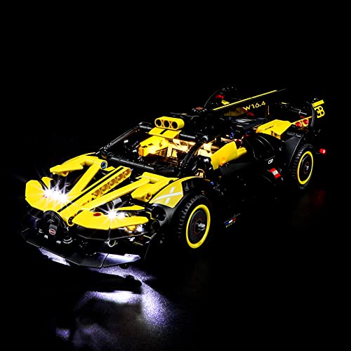 LIGHTAILING Licht-Set Für Lego- 42151 Bugatti-Bolide - Led-Beleuchtungsset Kompatibel Mit Lego Bausteinen Modell - Modell Set Nicht Enthalten LIGHTAILING Licht-Set Für Lego- 42151 Bugatti-Bolide - Led-Beleuchtungsset Kompatibel Mit Lego Bausteinen Modell - Modell Set Nicht Enthalten von LIGHTAILING