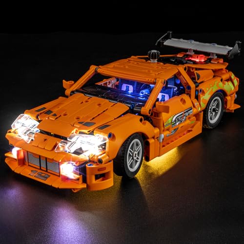 LIGHTAILING Licht-Set Für Lego-42204 Fast and Furious Toyota-Supra-MK4 - Led-Beleuchtungsset Kompatibel Mit Lego Bausteinen Modell - Modell Set Nicht Enthalten LIGHTAILING Licht-Set Für Lego-42204 Fast and Furious Toyota-Supra-MK4 - Led-Beleuchtungsset Kompatibel Mit Lego Bausteinen Modell - Modell Set Nicht Enthalten von LIGHTAILING