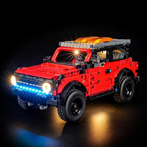 LIGHTAILING Licht-Set Für Lego-42213 Ford Bronco Offroader - Led-Beleuchtungsset Kompatibel Mit Lego Bausteinen Modell - Modell Set Nicht Enthalten LIGHTAILING Licht-Set Für Lego-42213 Ford Bronco Offroader - Led-Beleuchtungsset Kompatibel Mit Lego Bausteinen Modell - Modell Set Nicht Enthalten von LIGHTAILING