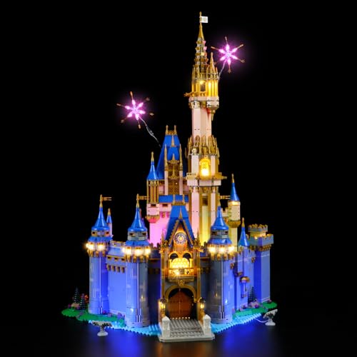 LIGHTAILING Licht-Set Für 43222 Disney Schloss - Led-Beleuchtungsset Kompatibel Mit Bausteinen Modell - Modell Set Nicht Enthalten LIGHTAILING Licht-Set Für 43222 Disney Schloss - Led-Beleuchtungsset Kompatibel Mit Bausteinen Modell - Modell Set Nicht Enthalten von LIGHTAILING