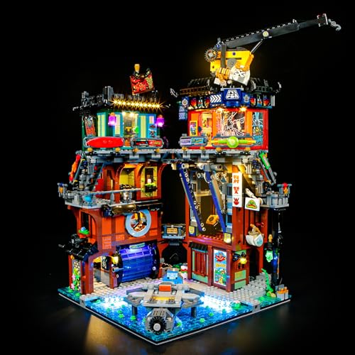 LIGHTAILING Licht-Set Für Lego-71837 NINJAGO City-Werkstätten - Led-Beleuchtungsset Kompatibel Mit Lego Bausteinen Modell - Modell Set Nicht Enthalten LIGHTAILING Licht-Set Für Lego-71837 NINJAGO City-Werkstätten - Led-Beleuchtungsset Kompatibel Mit Lego Bausteinen Modell - Modell Set Nicht Enthalten von LIGHTAILING