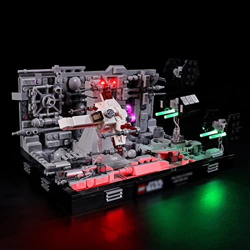 LIGHTAILING Licht-Set Für Lego 75329 Death Star Trench Run Diorama Bausteinen Modell - Modell Set Nicht Enthalten von LIGHTAILING