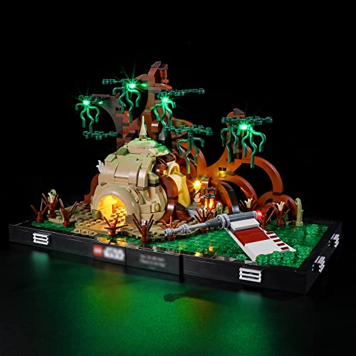 LIGHTAILING Licht-Set Für Lego 75330 Jedi Training on Dagobah - Diorama Bausteinen Modell - Modell Set Nicht Enthalten von LIGHTAILING