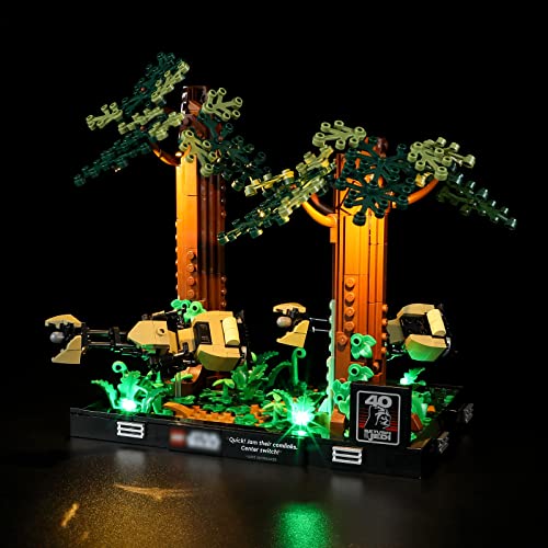LIGHTAILING Licht-Set Für Lego- 75353 Verfolgungsjagd auf Endor – Diorama - Led-Beleuchtungsset Kompatibel Mit Lego Bausteinen Modell - Modell Set Nicht Enthalten von LIGHTAILING