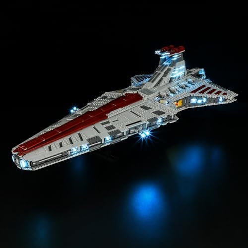 LIGHTAILING Licht-Set Für Lego- 75367 Republikanischer Angriffskreuzer der Venator-Klasse - Led-Beleuchtungsset Kompatibel Mit Lego Bausteinen Modell - Modell Set Nicht Enthalten von LIGHTAILING