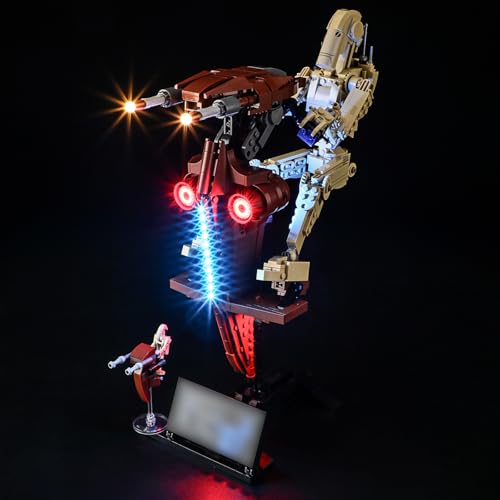LIGHTAILING Licht-Set Für Lego-75428 Kampfdroide mit STAP - Led-Beleuchtungsset Kompatibel Mit Lego Bausteinen Modell - Modell Set Nicht Enthalten von LIGHTAILING