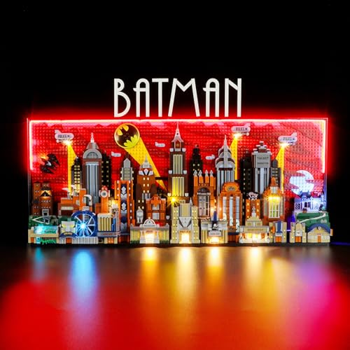 LIGHTAILING Licht-Set Für Lego-76271 Zeichentrickserie Gotham City - Led-Beleuchtungsset Kompatibel Mit Lego Bausteinen Modell - Modell Set Nicht Enthalten von LIGHTAILING