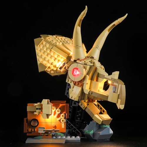 LIGHTAILING Licht-Set Für Lego-76969 Dinosaurier-Fossilien: Triceratops-Schädel - Led-Beleuchtungsset Kompatibel Mit Lego Bausteinen Modell - Modell Set Nicht Enthalten LIGHTAILING Licht-Set Für Lego-76969 Dinosaurier-Fossilien: Triceratops-Schädel - Led-Beleuchtungsset Kompatibel Mit Lego Bausteinen Modell - Modell Set Nicht Enthalten von LIGHTAILING