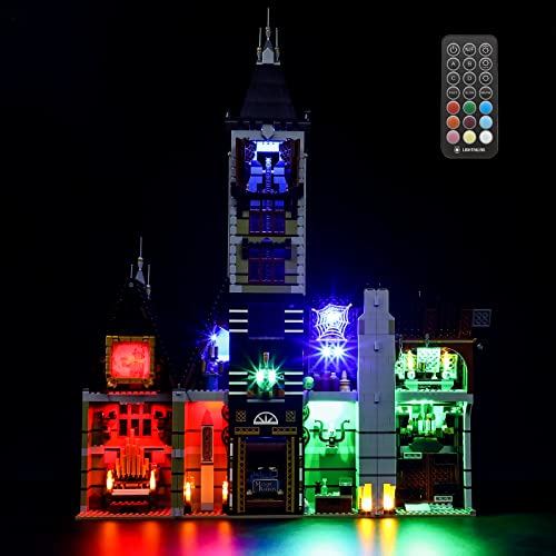 LIGHTAILING Licht-Set Kompatibel Mit Lego Creator Expert 10273 Geisterhaus auf dem Jahrmarkt Bausteinen Modell：Fernbedienungsversion - Modell Set Nicht Enthalten von LIGHTAILING