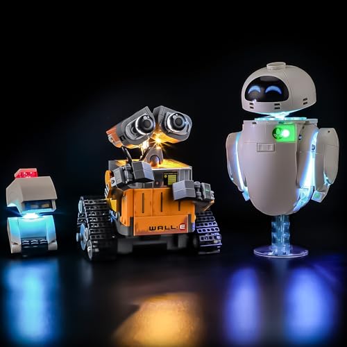 LIGHTAILING Licht für lego-43279 Wall-E und EVE — Einfache Installation, Versteckte Verkabelung, Wohndeko & Geschenkfertig (Modell Nicht enthalten) von LIGHTAILING