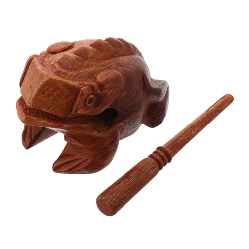 LIGHTAOTAO 1 Satz Hupen Frosch -Soundhersteller Frosch Zubehör Holzinstrumente kleines Tier Holzblock-Musikinstrument klingendes Musikinstrument Holzfrosch Musikinstrument Hellbraun LIGHTAOTAO 1 Satz Hupen Frosch -Soundhersteller Frosch Zubehör Holzinstrumente kleines Tier Holzblock-Musikinstrument klingendes Musikinstrument Holzfrosch Musikinstrument Hellbraun von LIGHTAOTAO