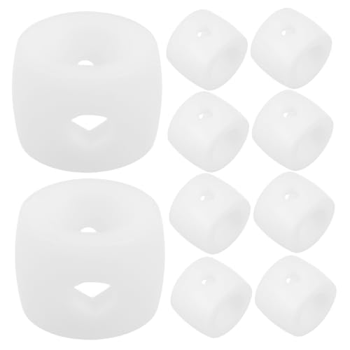 LIGHTAOTAO 10 Stück Teiliges Kunststoff Foosball Tischfußball Positionierer Abs Ersatzteile für Tischkicker Langlebige Locator Ringe für Präzises Spiel und Einfache Montage von LIGHTAOTAO