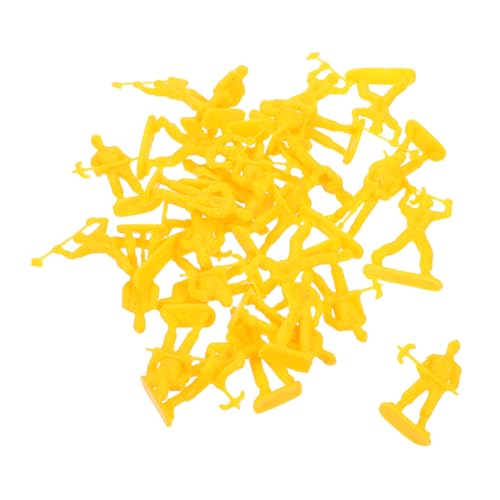LIGHTAOTAO 100 Stück Mini Worker Figuren Realistische Mini Bauarbeiter Modelle Kleine Spielfiguren Für Sandtisch Diorama Desktop Dekoration Kreative Party Deko von LIGHTAOTAO