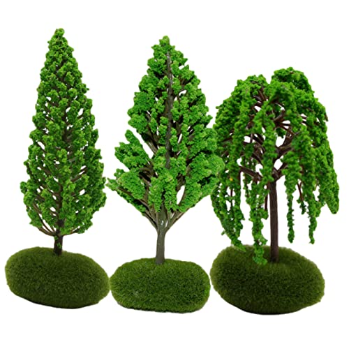 LIGHTAOTAO 3 Stück Miniatur Bäume Landschaftsbaum Modell für DIY Szenenbau Dekoration für Sandtisch und Mikrolandschaft für Modelleisenbahnen und Dioramen LIGHTAOTAO 3 Stück Miniatur Bäume Landschaftsbaum Modell für DIY Szenenbau Dekoration für Sandtisch und Mikrolandschaft für Modelleisenbahnen und Dioramen von LIGHTAOTAO