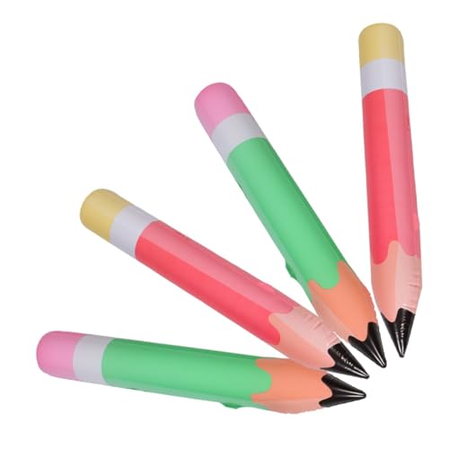 LIGHTAOTAO 4 Stück Aufblasbare PVC Bleistiftballons Große Schulanfang Dekoration Lustige Klassenzimmer Wanddeko Sicherer Partyspaß Einfach Aufzuhängen Grün und Rot LIGHTAOTAO 4 Stück Aufblasbare PVC Bleistiftballons Große Schulanfang Dekoration Lustige Klassenzimmer Wanddeko Sicherer Partyspaß Einfach Aufzuhängen Grün und Rot von LIGHTAOTAO