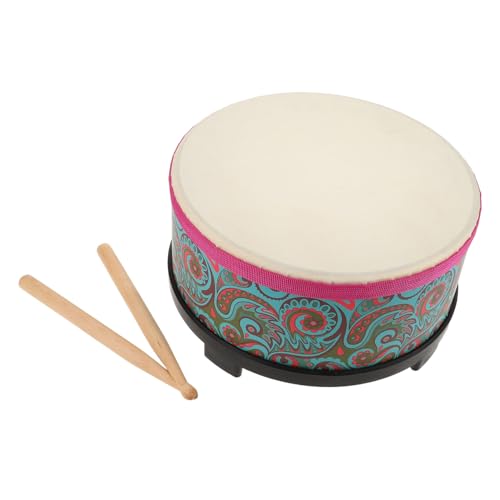 LIGHTAOTAO Kindertrommel mit Blumenmuster Orff Percussion Instrument Bodentrommel für Kleinkinder Musikspielzeug Rhythmusförderung Drinnen und Draußen LIGHTAOTAO Kindertrommel mit Blumenmuster Orff Percussion Instrument Bodentrommel für Kleinkinder Musikspielzeug Rhythmusförderung Drinnen und Draußen von LIGHTAOTAO