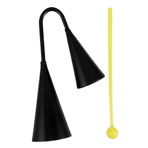 LIGHTAOTAO Musikalische Kultivierung Musikinstrumente Für Musikglocken Agogo Glocken Für Hand Kuhglocke Handglocke Für Kleinkinder Percussion Kuhglocke Metall Kuhglocken Schwarzer LIGHTAOTAO Musikalische Kultivierung Musikinstrumente Für Musikglocken Agogo Glocken Für Hand Kuhglocke Handglocke Für Kleinkinder Percussion Kuhglocke Metall Kuhglocken Schwarzer von LIGHTAOTAO
