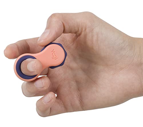 Yogi Anti-Stress-Spielzeug, Fidget Spinner für Erwachsene, Linderung von Angstzuständen, ADHS, ADS und Autismus, leises Spielzeug für Erwachsene und Kinder, fünf Ringgrößen von LIGHTBULB IDEAS