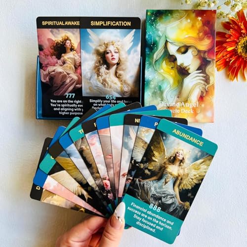 Engelszahlen Orakelkarten, Orakelkarten für Anfänger, Verbessern Sie Ihre spirituelle Reise mit den Engelszahlen Affirmationskarten Engelszahlen Orakelkarten, Orakelkarten für Anfänger, Verbessern Sie Ihre spirituelle Reise mit den Engelszahlen Affirmationskarten von LIGHTOF JUSTICE